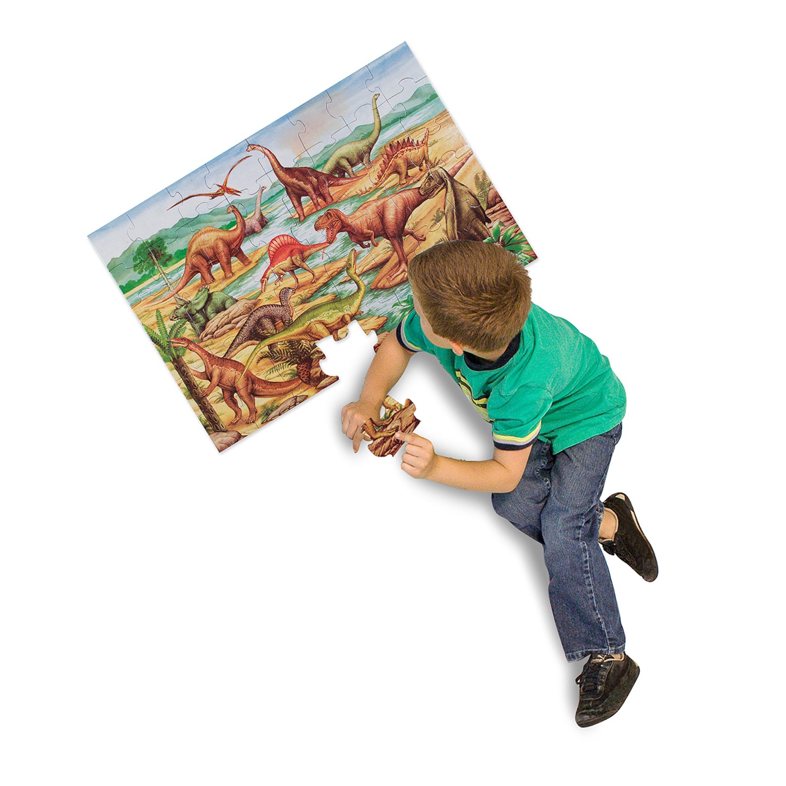 Melissa & Doug Dinosaurs Floor Puzzle - 48 pc