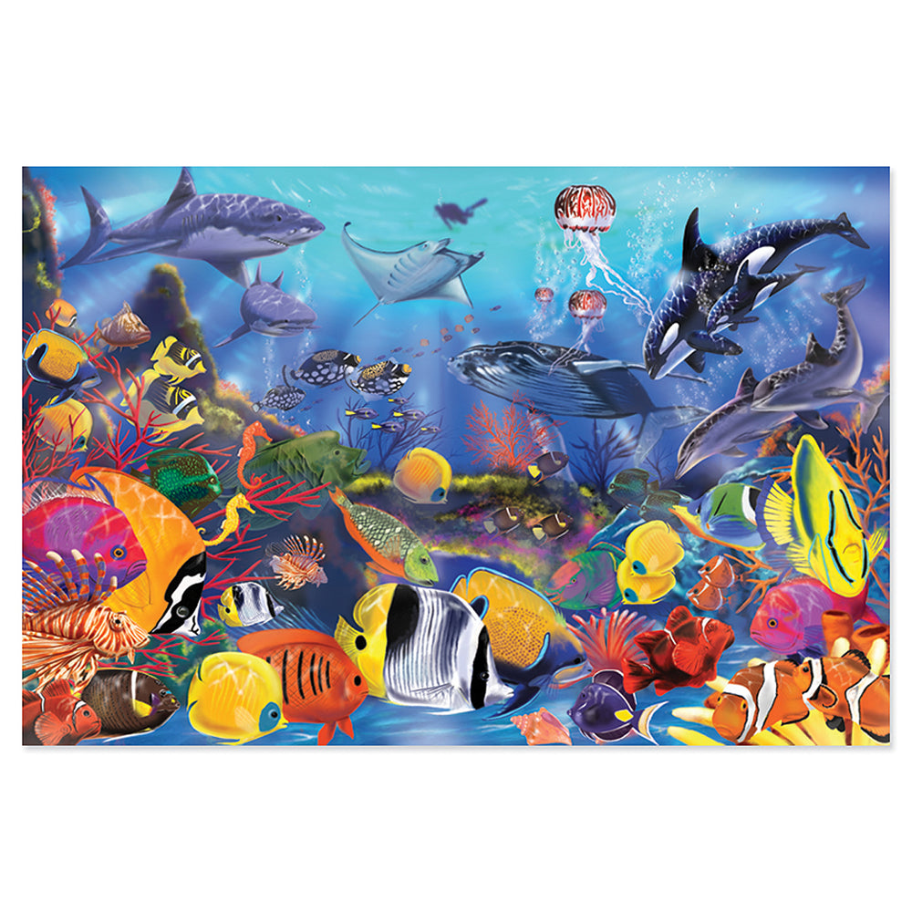 Melissa & Doug Underwater Adventure Floor Puzzle - 48 pc