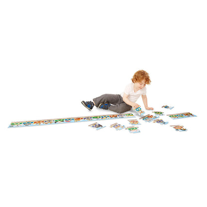 Melissa & Doug Alphabet Express 2 Pack Floor Puzzles – 27 pc