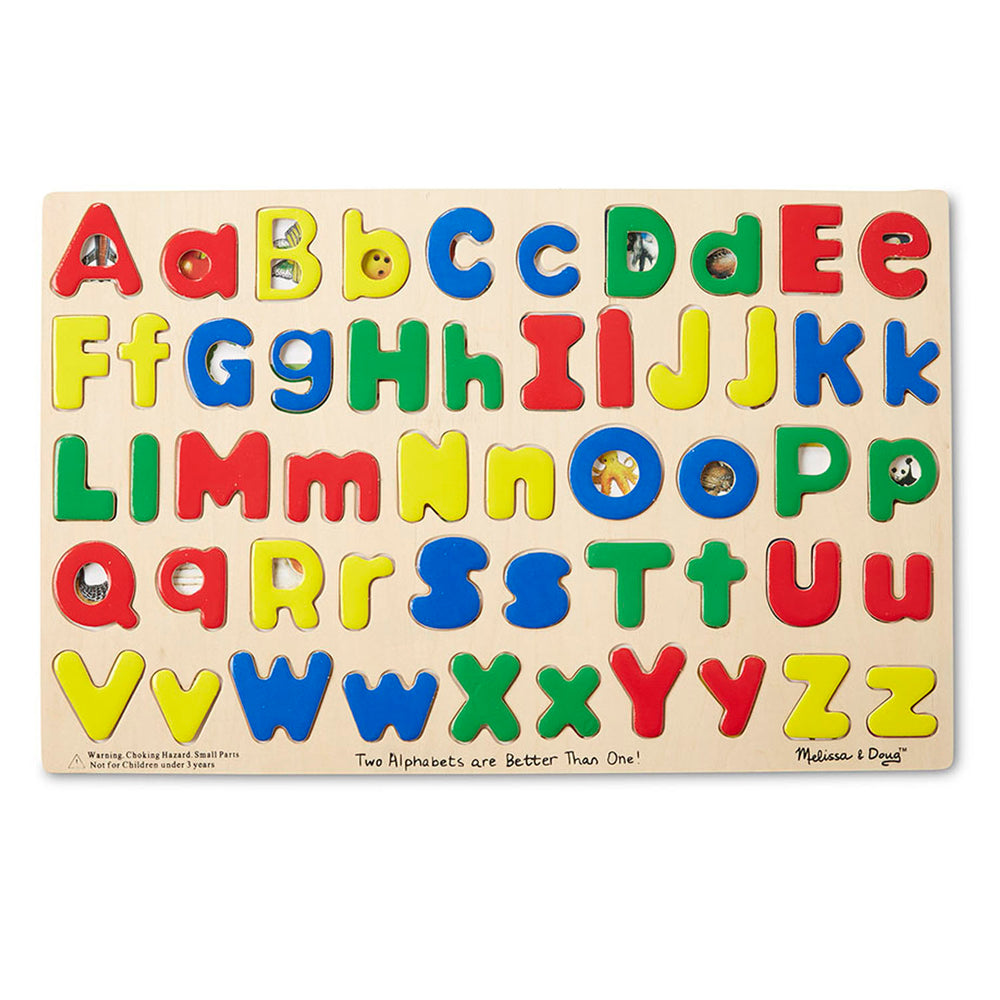 Melissa & Doug Upper & Lower Case Alphabet Puzzle