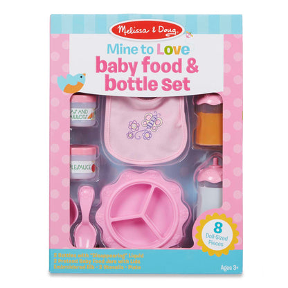 Melissa & Doug Mine to Love Baby Doll Mealtime Playset