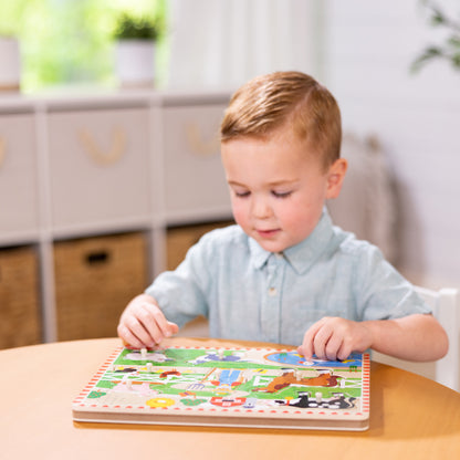 Melissa & Doug Old MacDonald's Farm Sound Puzzle - 8 Pieces