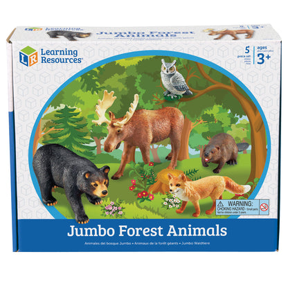 Learning Resources Jumbo Forest Animals Playset - Set of 5