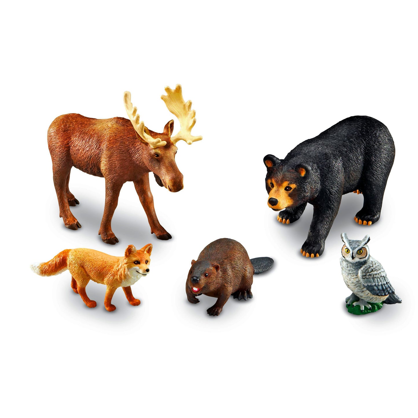 Learning Resources Jumbo Forest Animals Playset - Set of 5