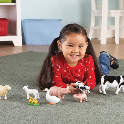 Learning Resources Jumbo Farm Animals: Mommas And Babies Set