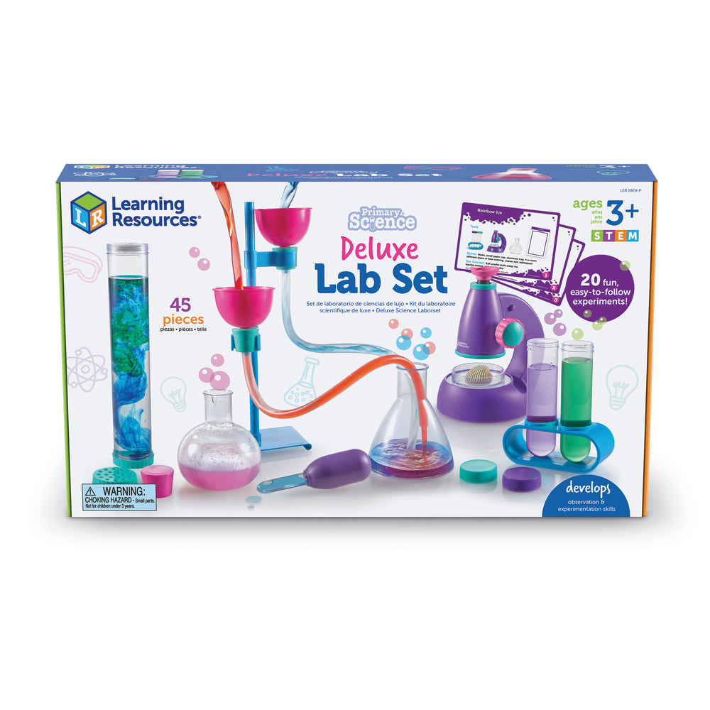 Learning Resources Primary Science Deluxe Lab Set - Colorful Exploration Kit