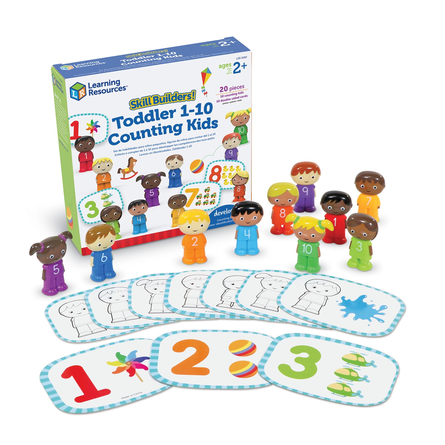 Learning Resources Skill Builders! - Toddler 1-10 Counting Kids Set