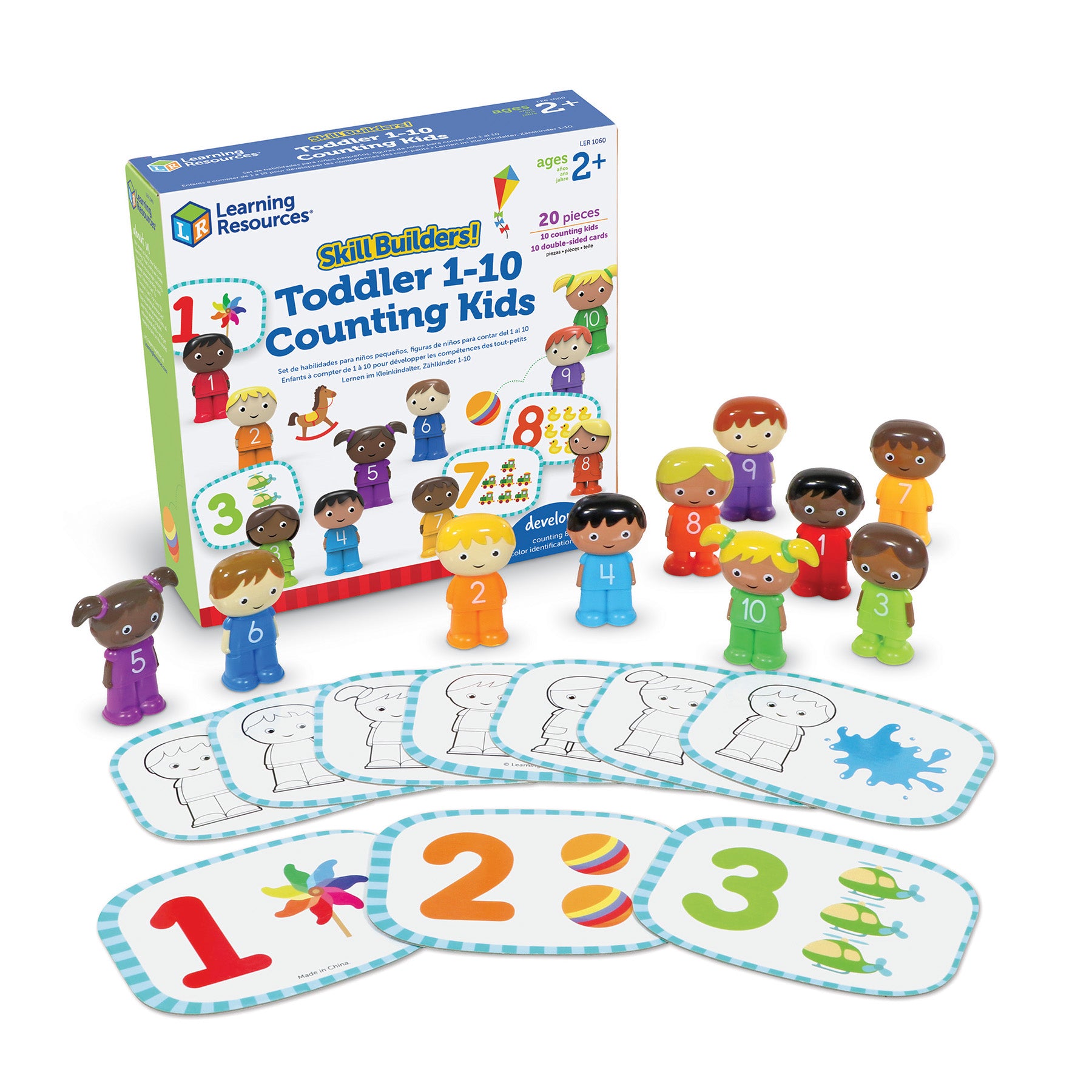 Learning Resources Skill Builders! - Toddler 1-10 Counting Kids Set