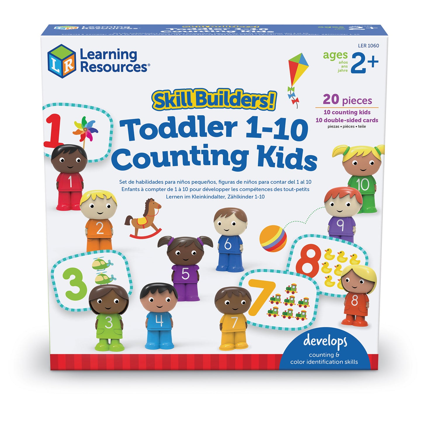 Learning Resources Skill Builders! - Toddler 1-10 Counting Kids Set