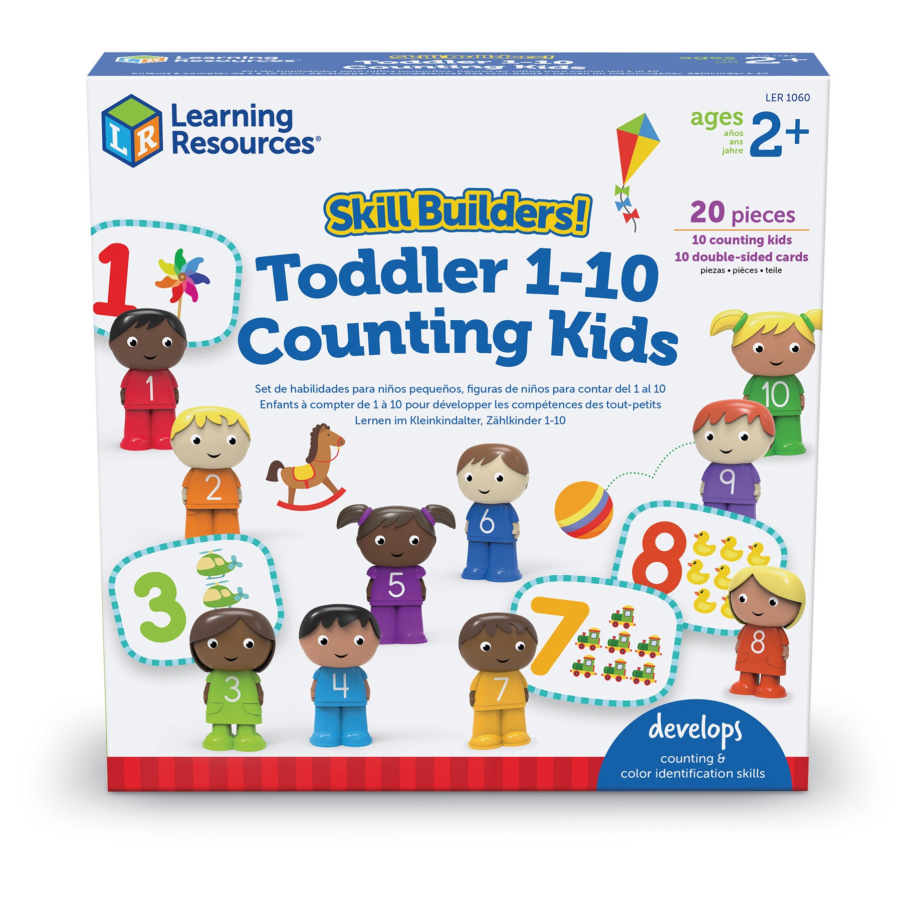 Learning Resources Skill Builders! - Toddler 1-10 Counting Kids Set