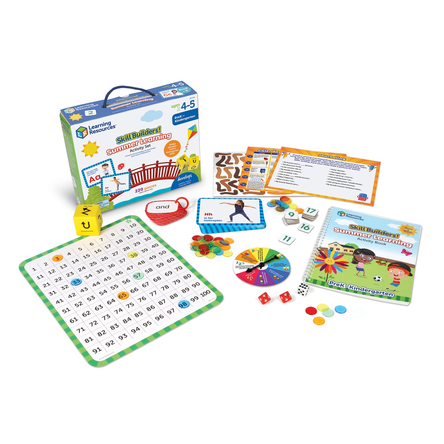 Learning Resources Skill Builders Summer Learning Activity Set - PreK to K