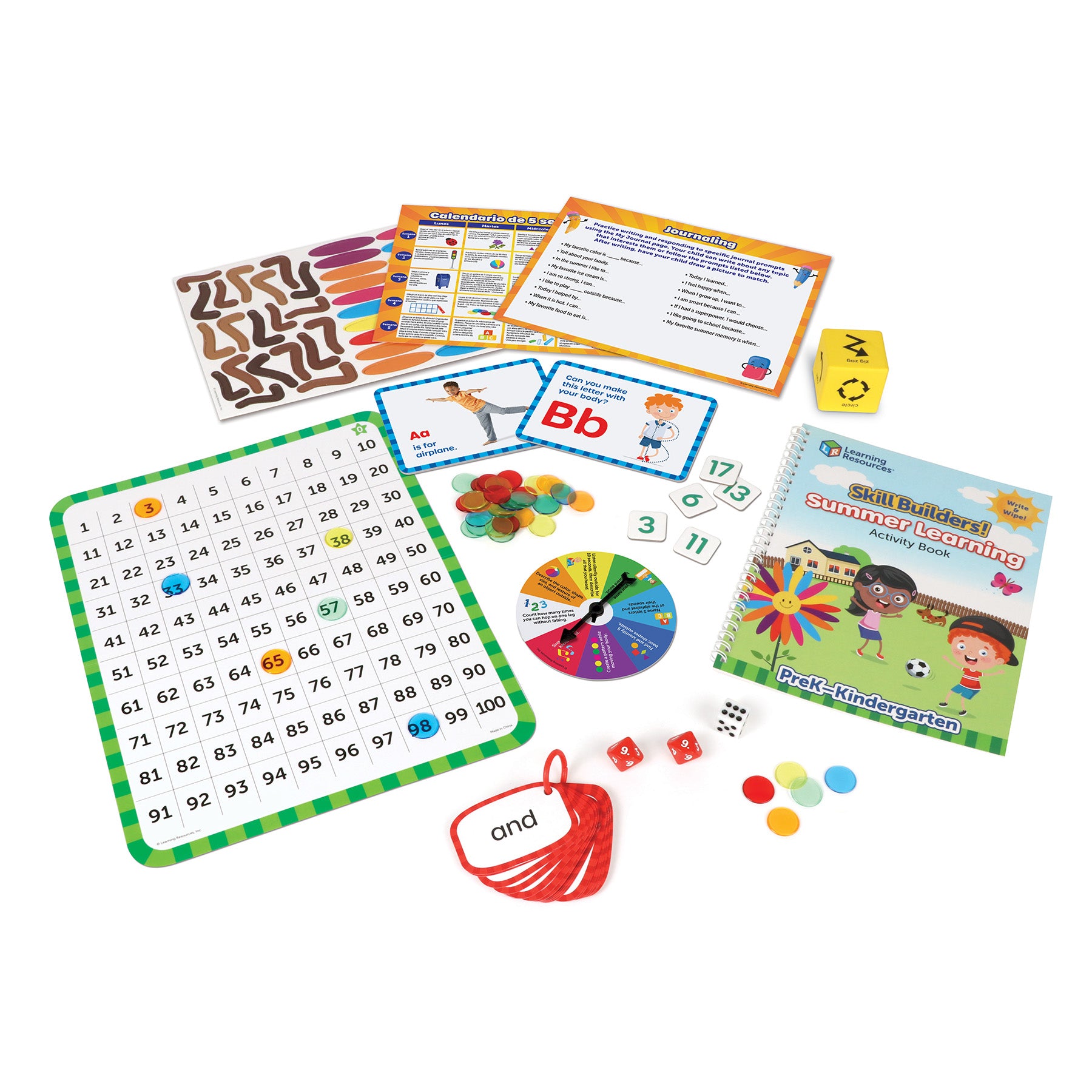 Learning Resources Skill Builders Summer Learning Activity Set - PreK to K