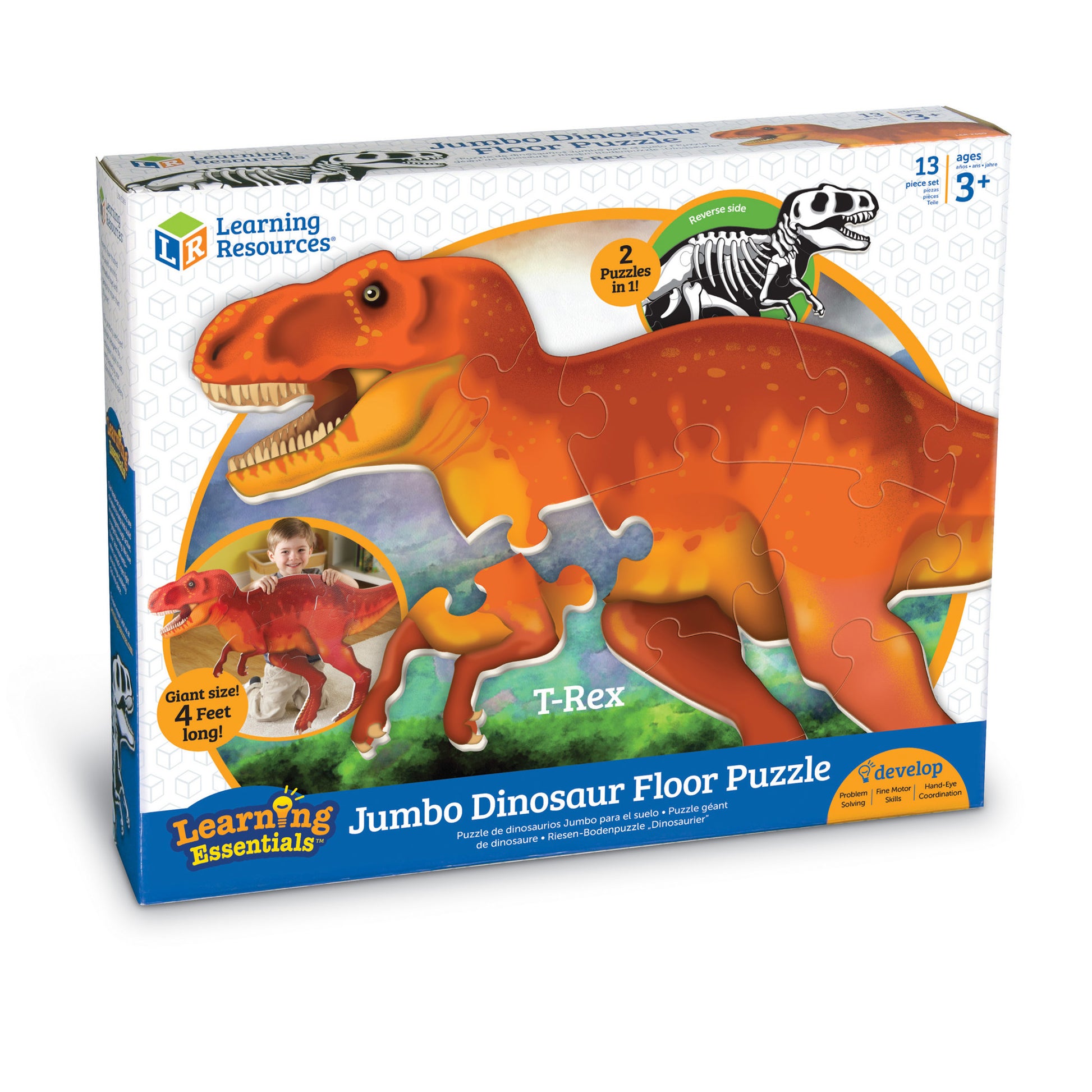 Learning Resources Jumbo Dinosaur Floor Puzzle T-Rex