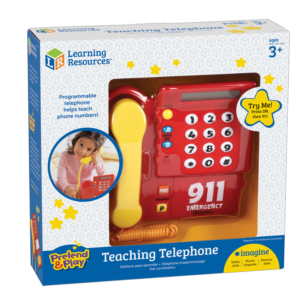 Learning Resources Pretend & Play Teaching Telephone for Kids