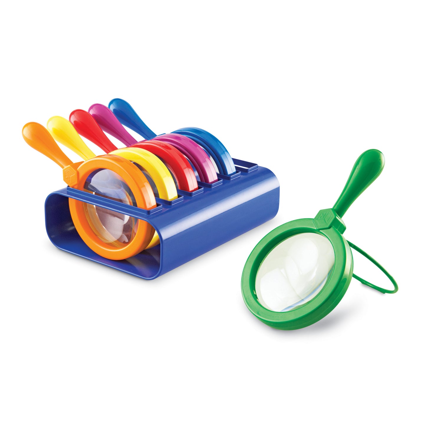 Learning Resources Jumbo Magnifiers Science Kit - Colorful Set of 6