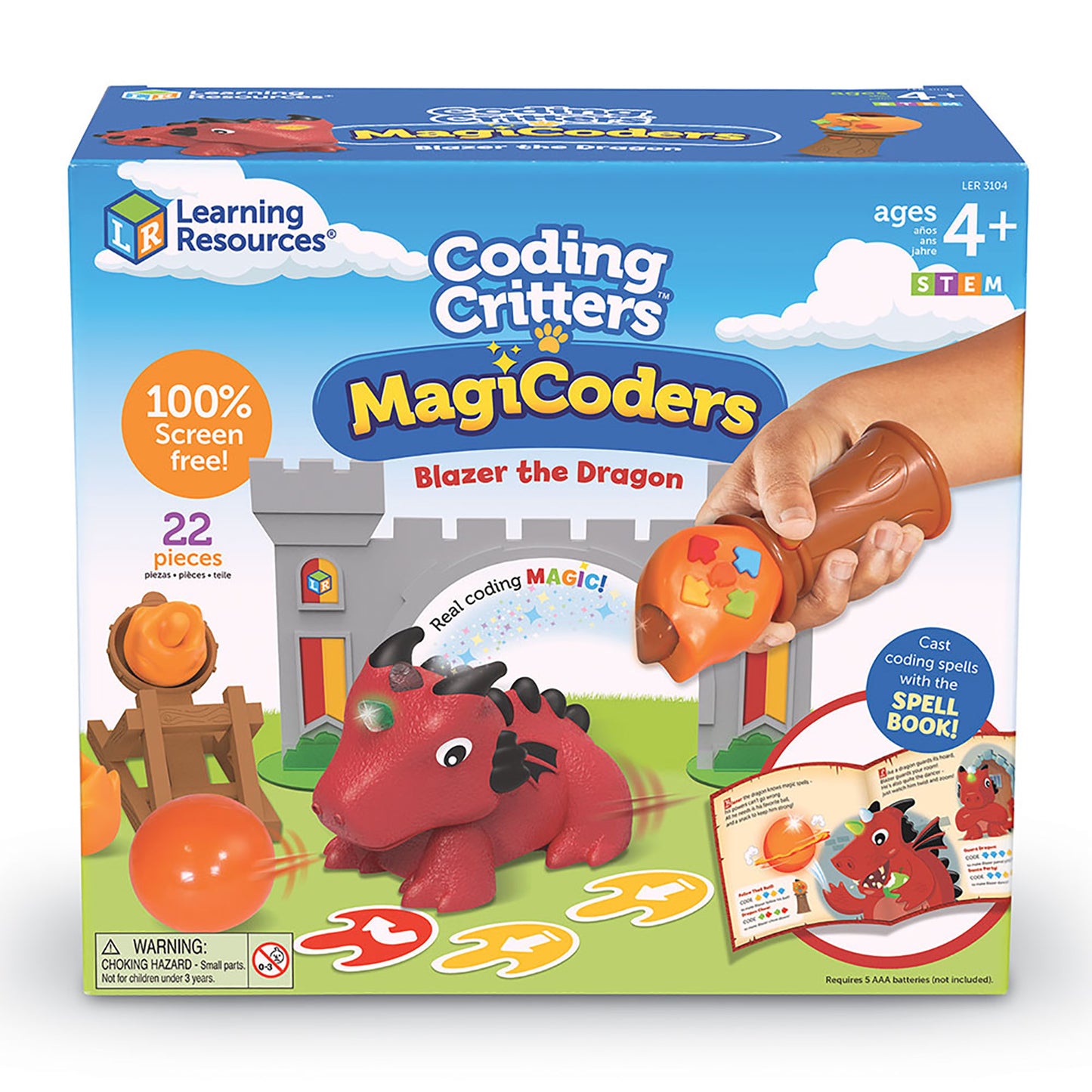 Learning Resources Coding Critters MagiCoders: Blazer - Interactive Dragon Toy