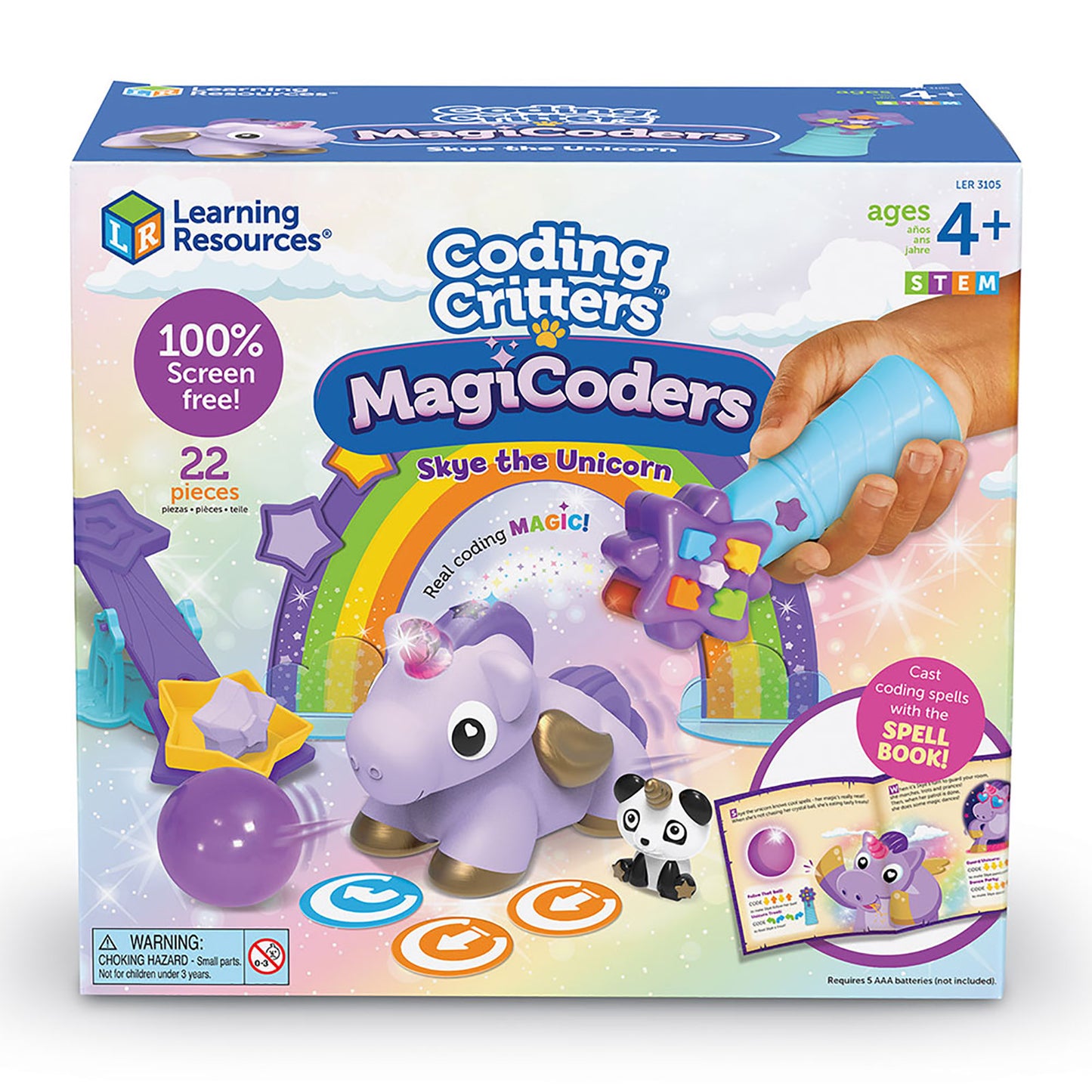 Learning Resources Coding Critters MagiCoders - Skye the Unicorn - Interactive Coding Toy