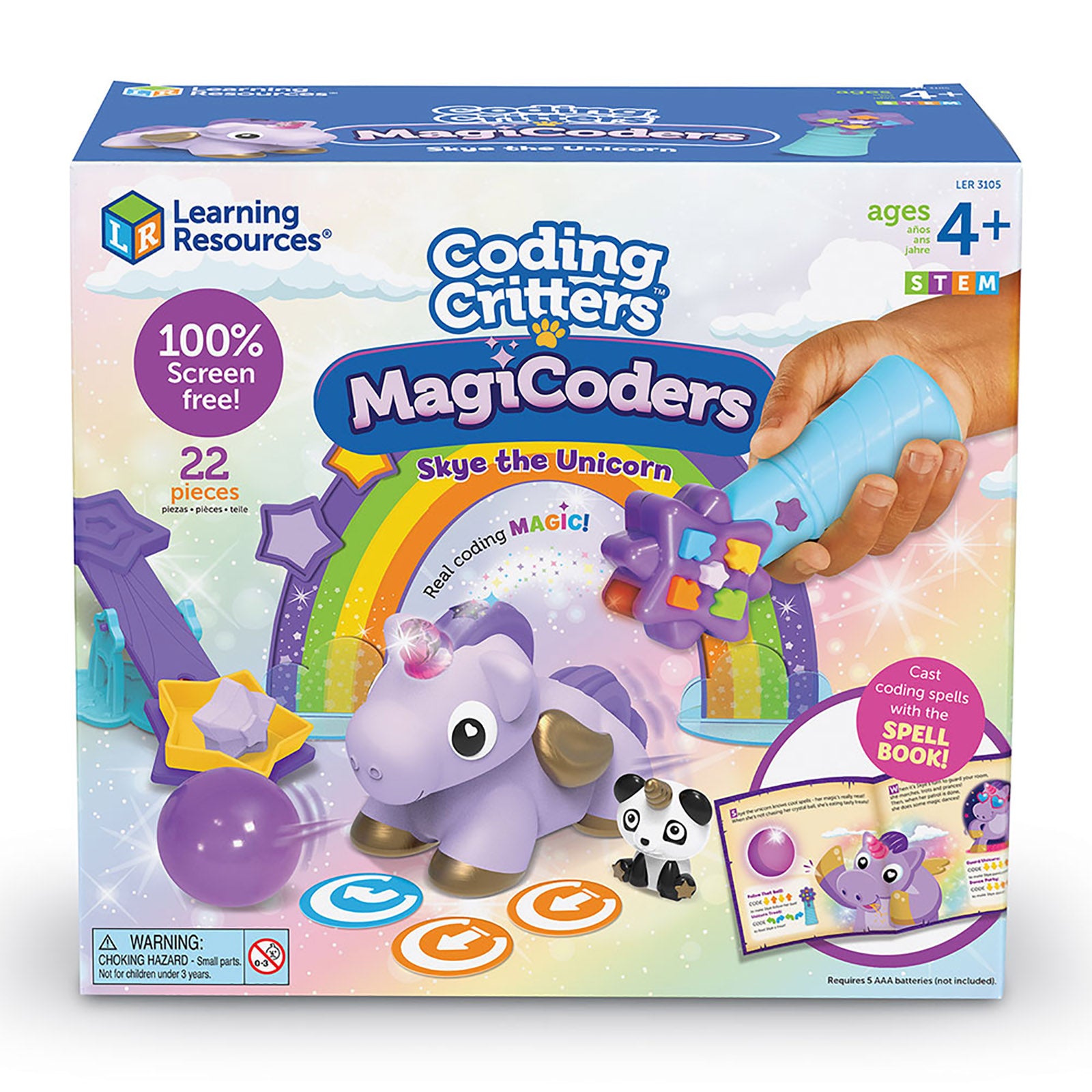 Learning Resources Coding Critters MagiCoders - Skye the Unicorn - Interactive Coding Toy