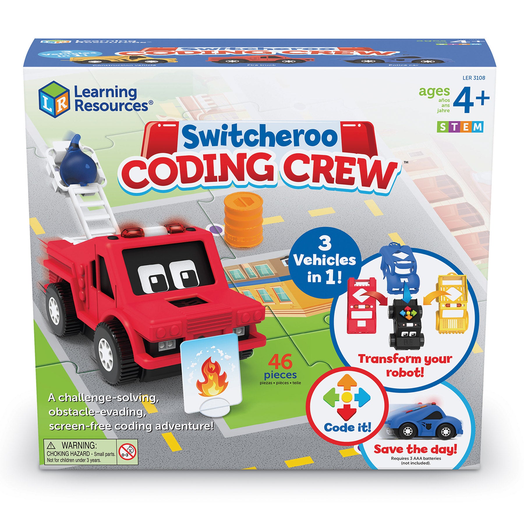 Learning Resources Switcheroo Coding Crew - STEM Toy for Toddlers