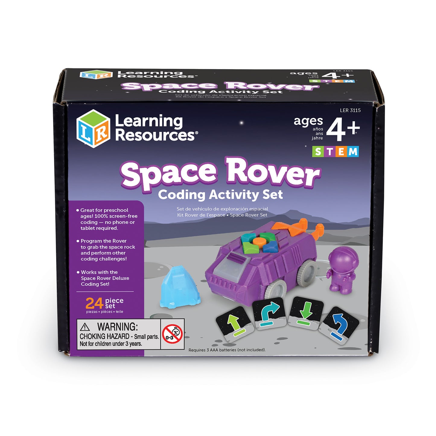 Learning Resources Space Rover Coding Set - Screen-Free Programming Adventure