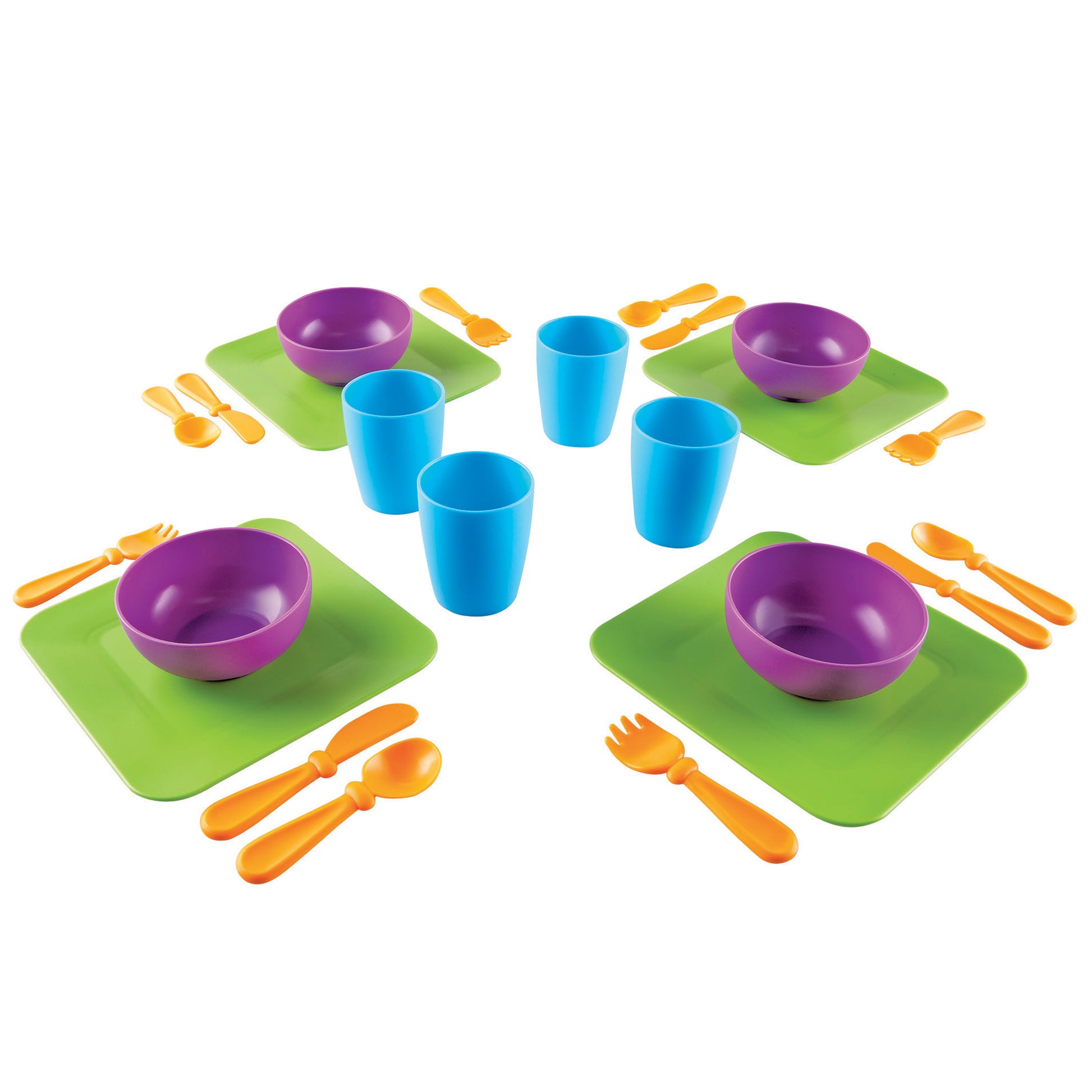 Learning Resources 24-Piece New Sprouts Serve it! Dish Set