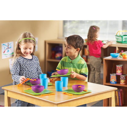 Learning Resources 24-Piece New Sprouts Serve it! Dish Set