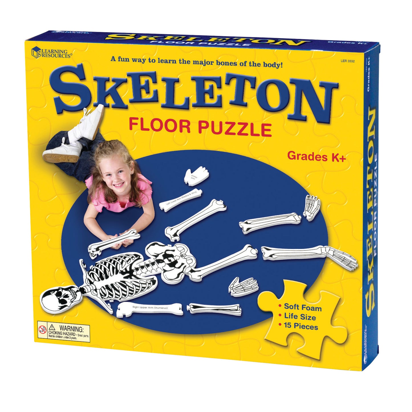 Learning Resources Skeleton Foam Floor Puzzle - Human Anatomy Educational Toy