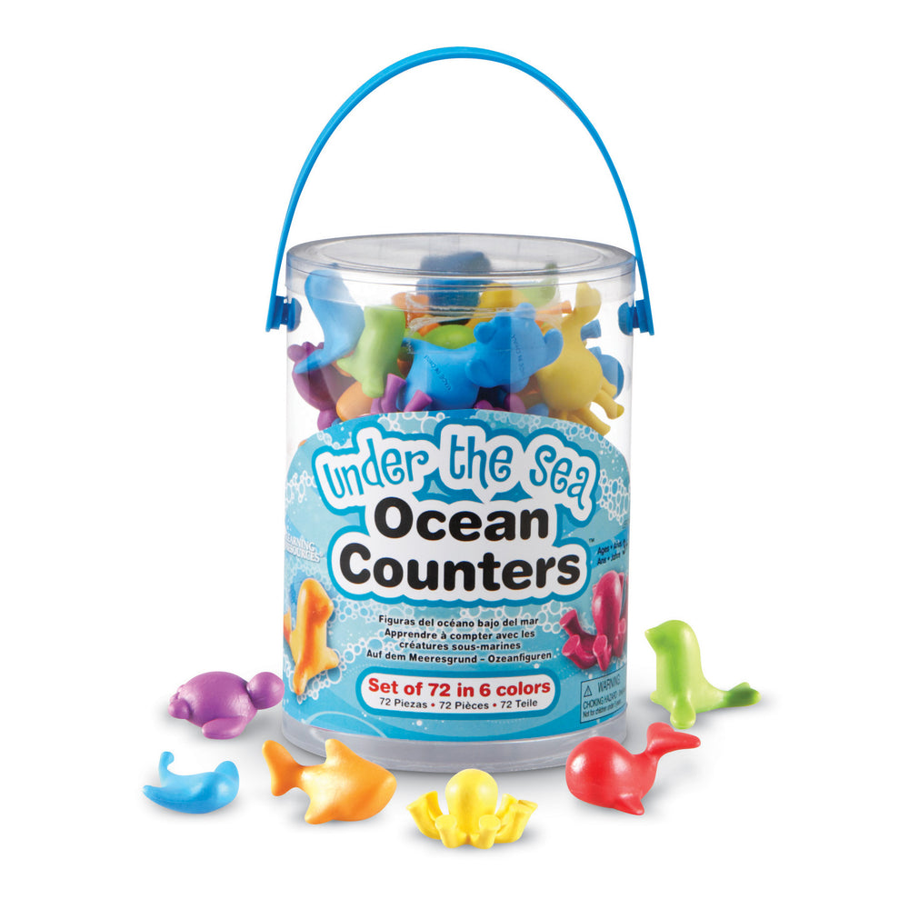 Learning Resources Under the Sea Ocean Counters - Educational Math Toy