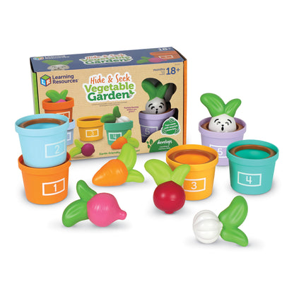 Learning Resources Hide & Seek Vegetable Garden - Eco-Friendly Preschool Game