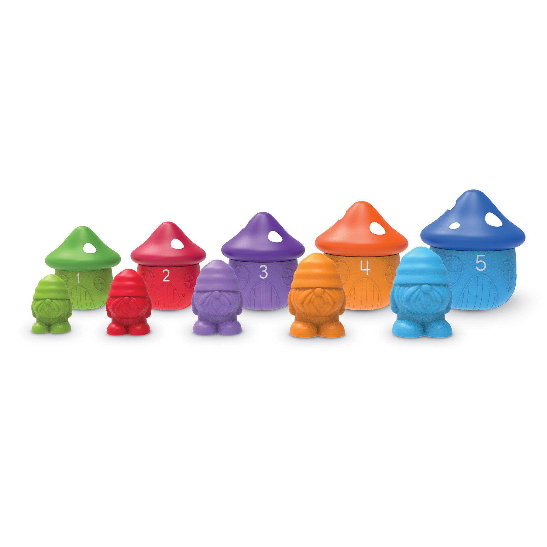 Learning Resources Peekaboo Gnome Homes - Colorful Playset for Toddlers