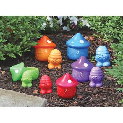 Learning Resources Peekaboo Gnome Homes - Colorful Playset for Toddlers