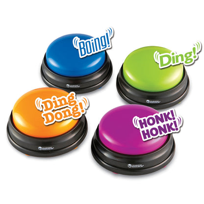 Learning Resources Answer Buzzers - Interactive Game Show Set of 4