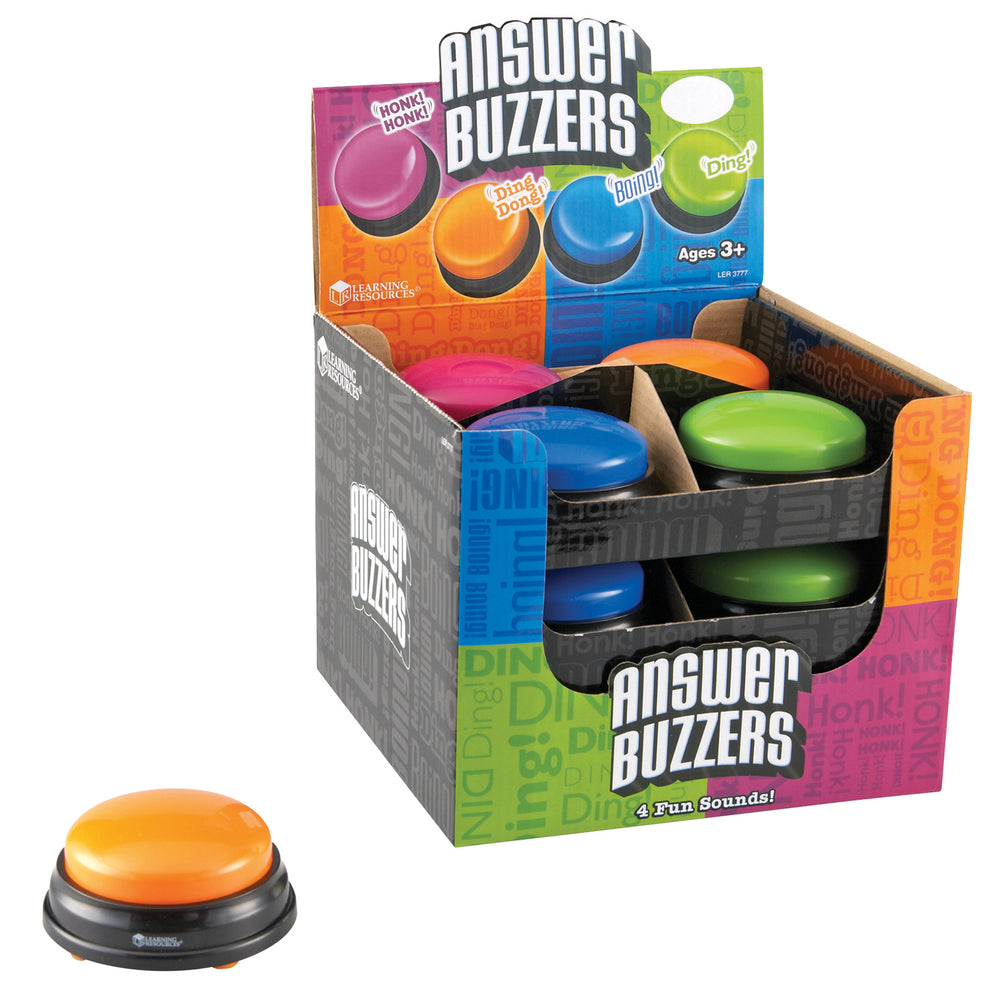 Learning Resources Answer Buzzers - Interactive Game Set of 12