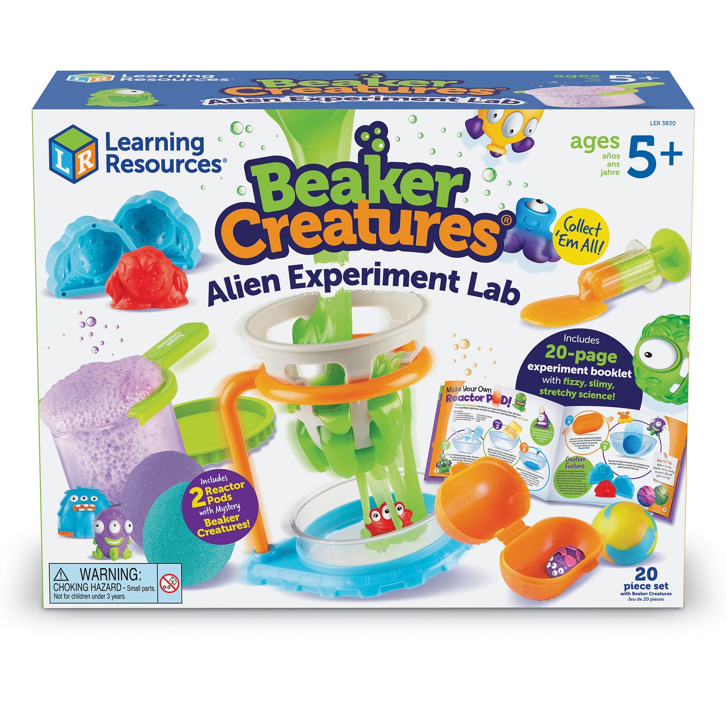 Learning Resources Beaker Creatures Alien Experiment Lab Science Kit