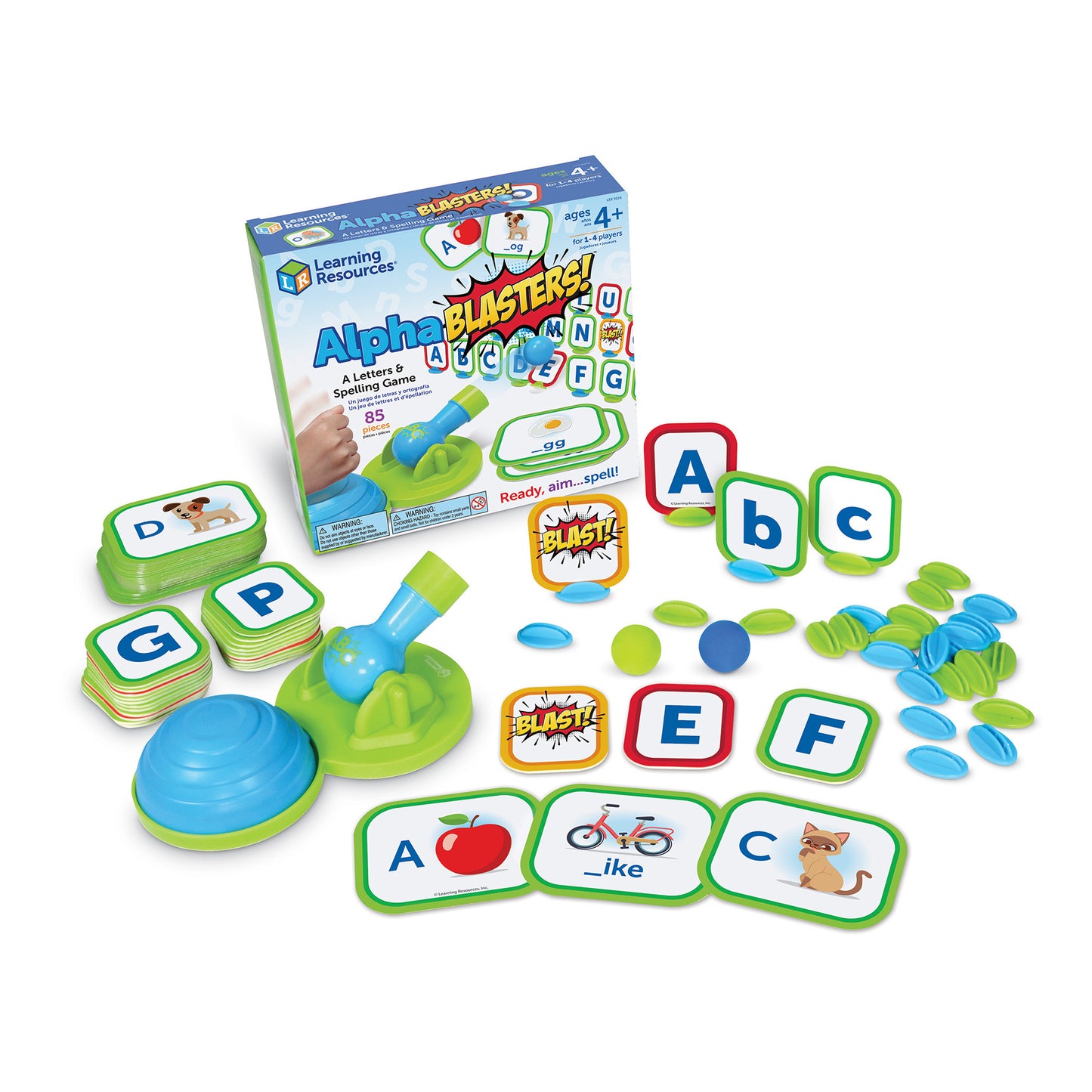 Learning Resources Alphablast! - Spelling & Alphabet Game - Foam Ball Fun