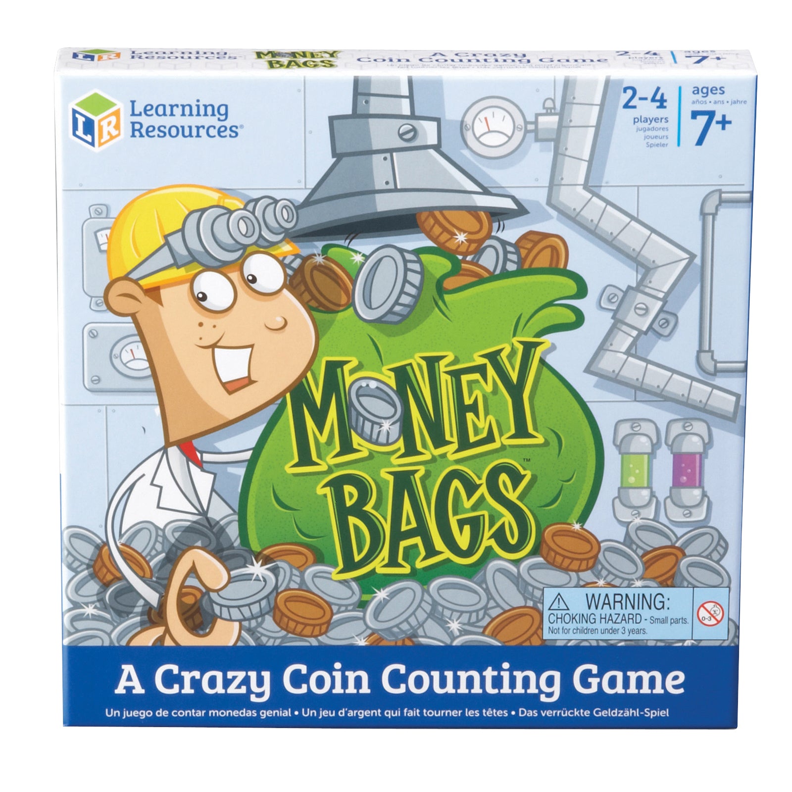 Learning Resources Money Bags Coin Value Game - Educational Play Set