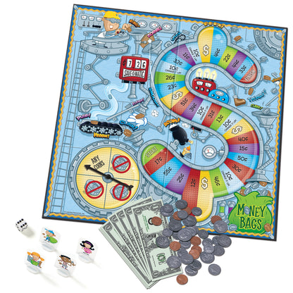 Learning Resources Money Bags Coin Value Game - Educational Play Set