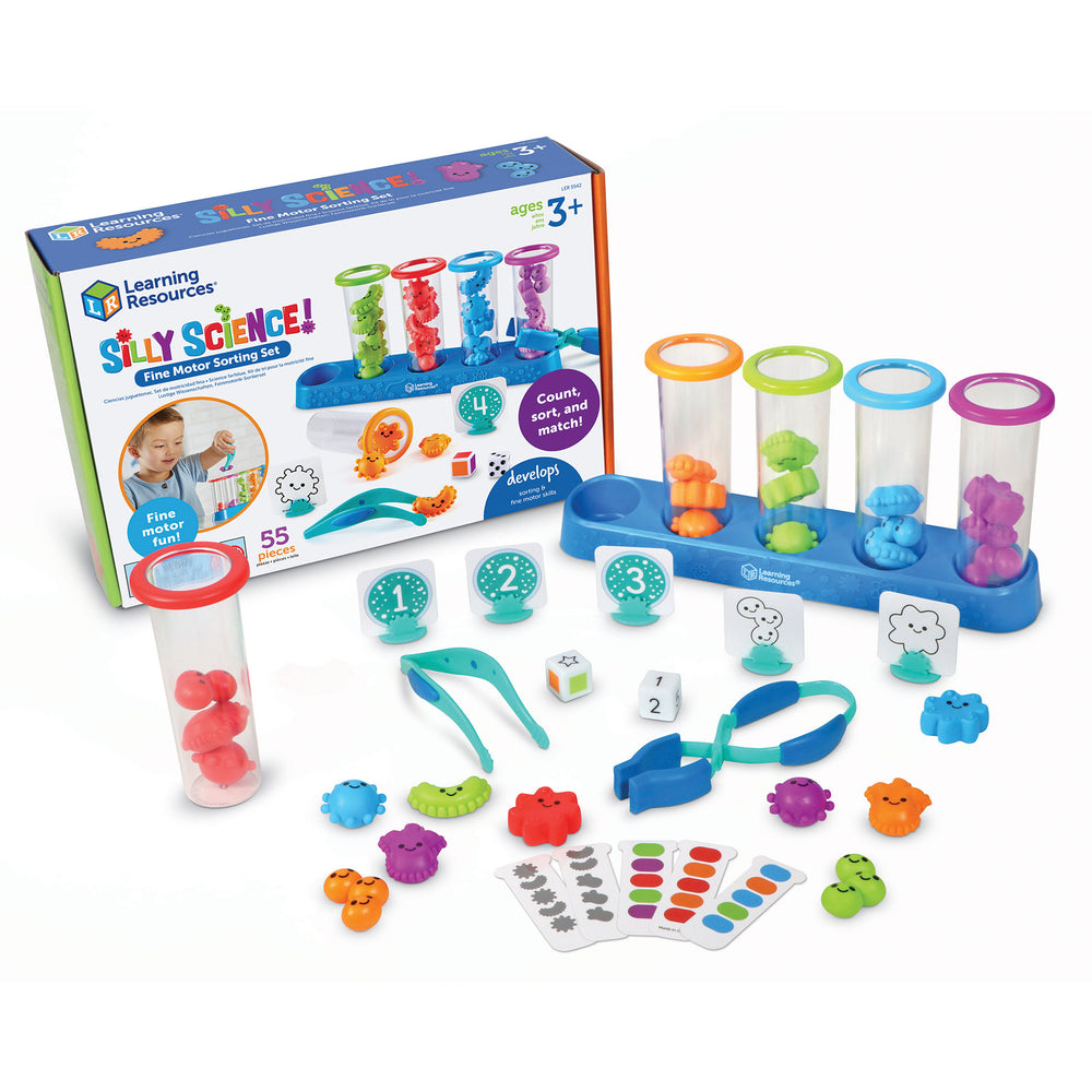 Learning Resources Silly Science - Colorful Germ Sorting Set