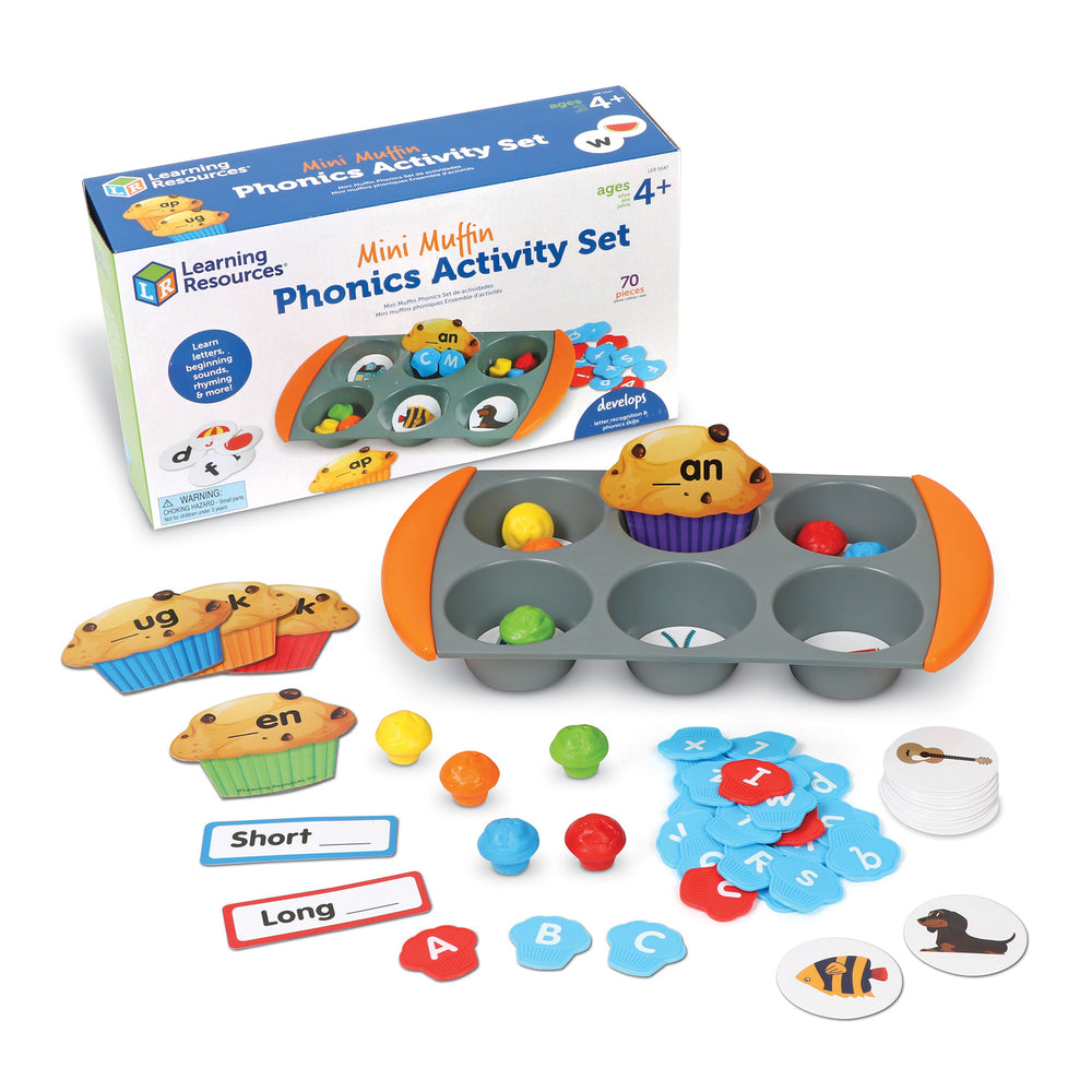 Learning Resources Mini Muffin Phonics Fun Set - Multicolor