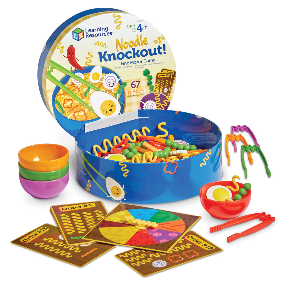 Learning Resources Noodle Knockout - Fine Motor & Color Skills Game