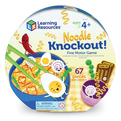 Learning Resources Noodle Knockout - Fine Motor & Color Skills Game