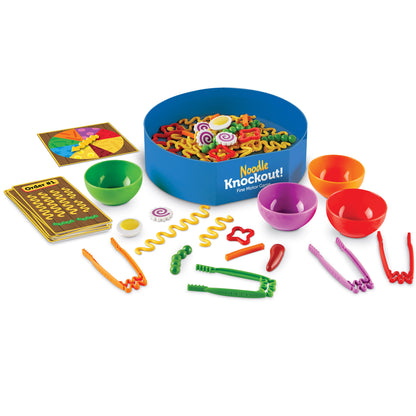 Learning Resources Noodle Knockout - Fine Motor & Color Skills Game