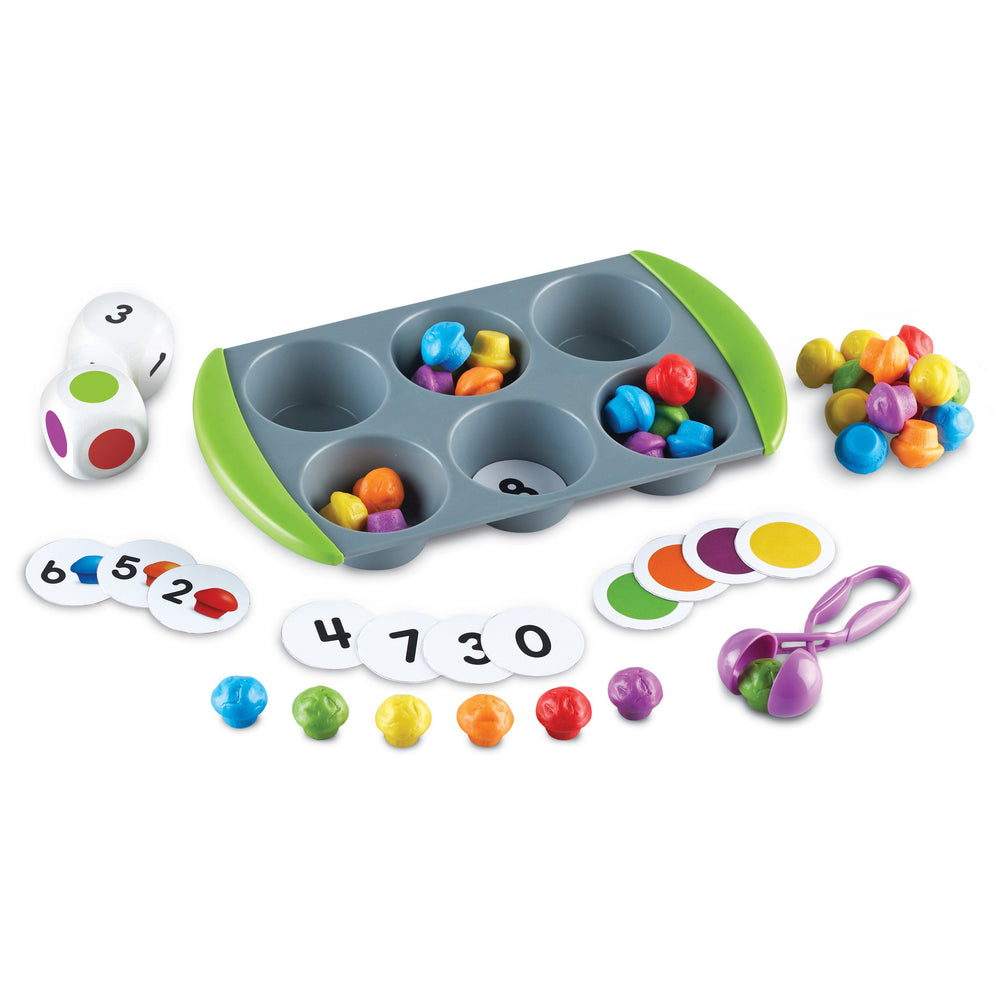 Learning Resources Mini Muffin Match Up - Color and Number Educational Game