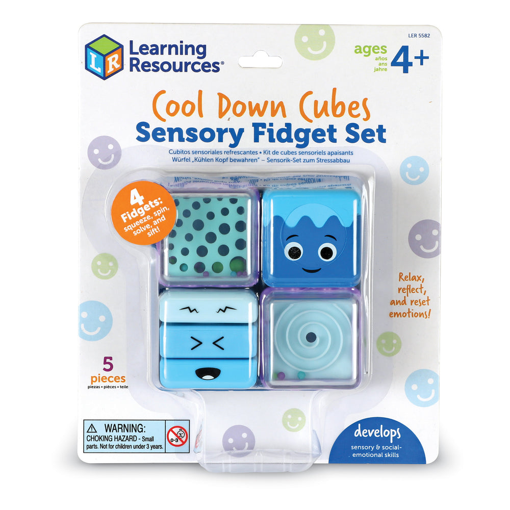 Learning Resources Cool Down Cubes Sensory Fidget Set