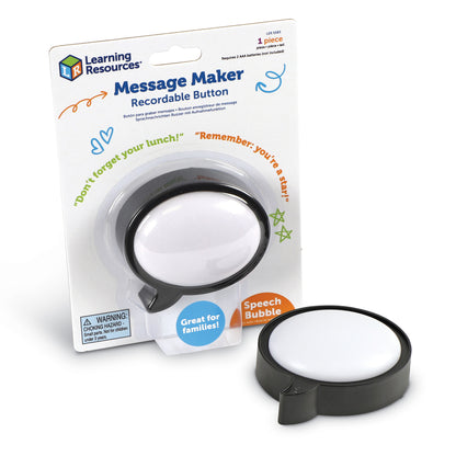 Learning Resources - Speech Bubble Message Recorder - Pack of 3