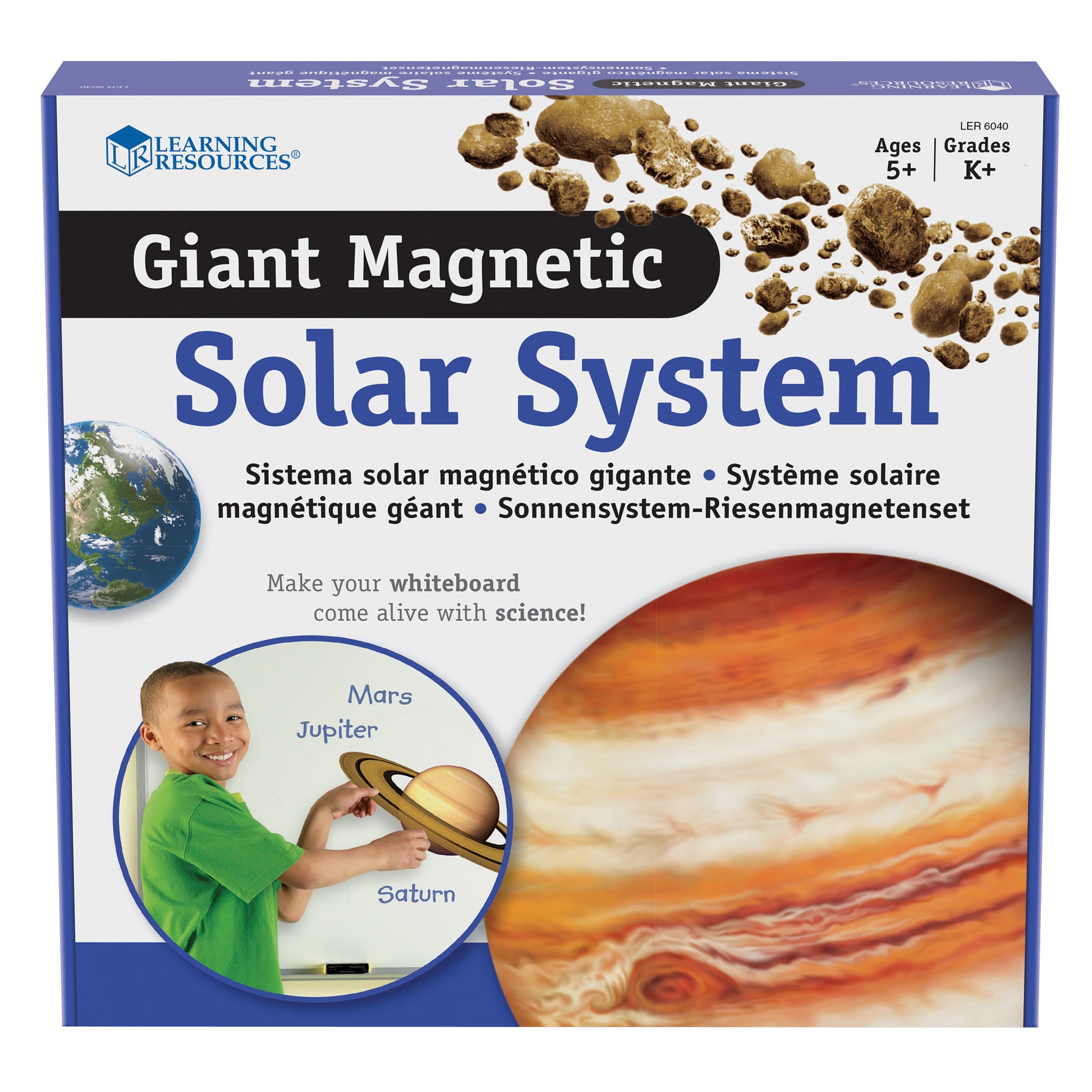 Learning Resources Giant Magnetic Solar System Set - Colorful and Educational - 12 Pieces