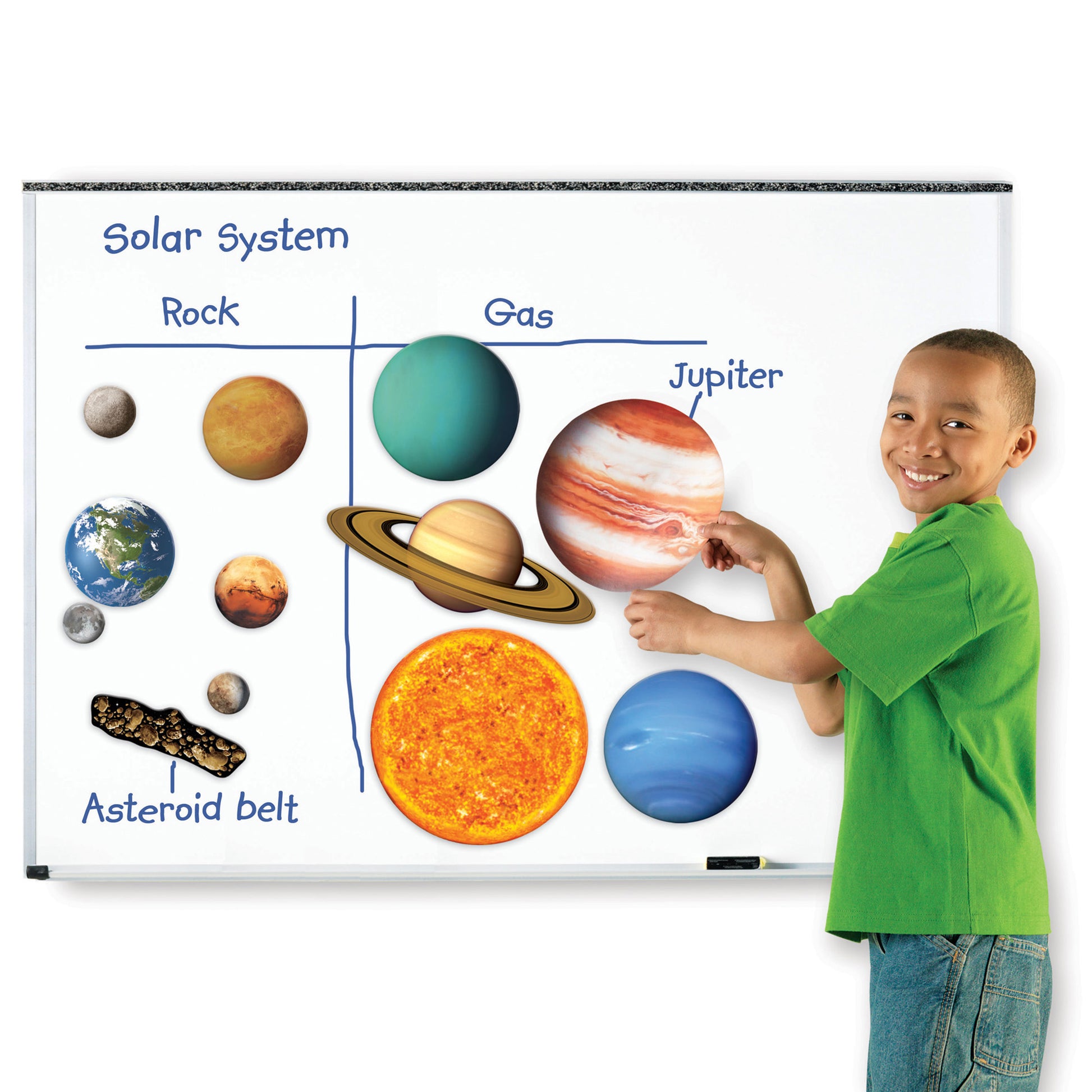 Learning Resources Giant Magnetic Solar System Set - Colorful and Educational - 12 Pieces