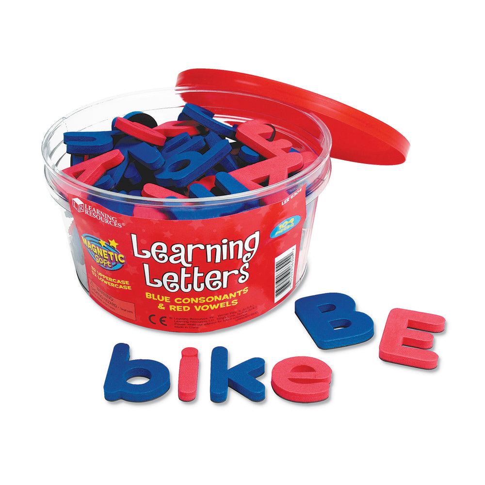 Learning Resources Magnetic Uppercase & Lowercase Soft Foam Learning Letters