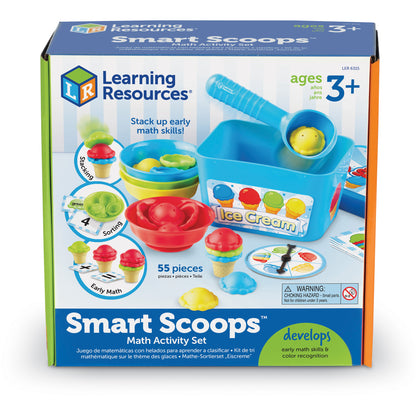 Learning Resources Smart Scoops Math Activity Set - Colorful Ice Cream Theme