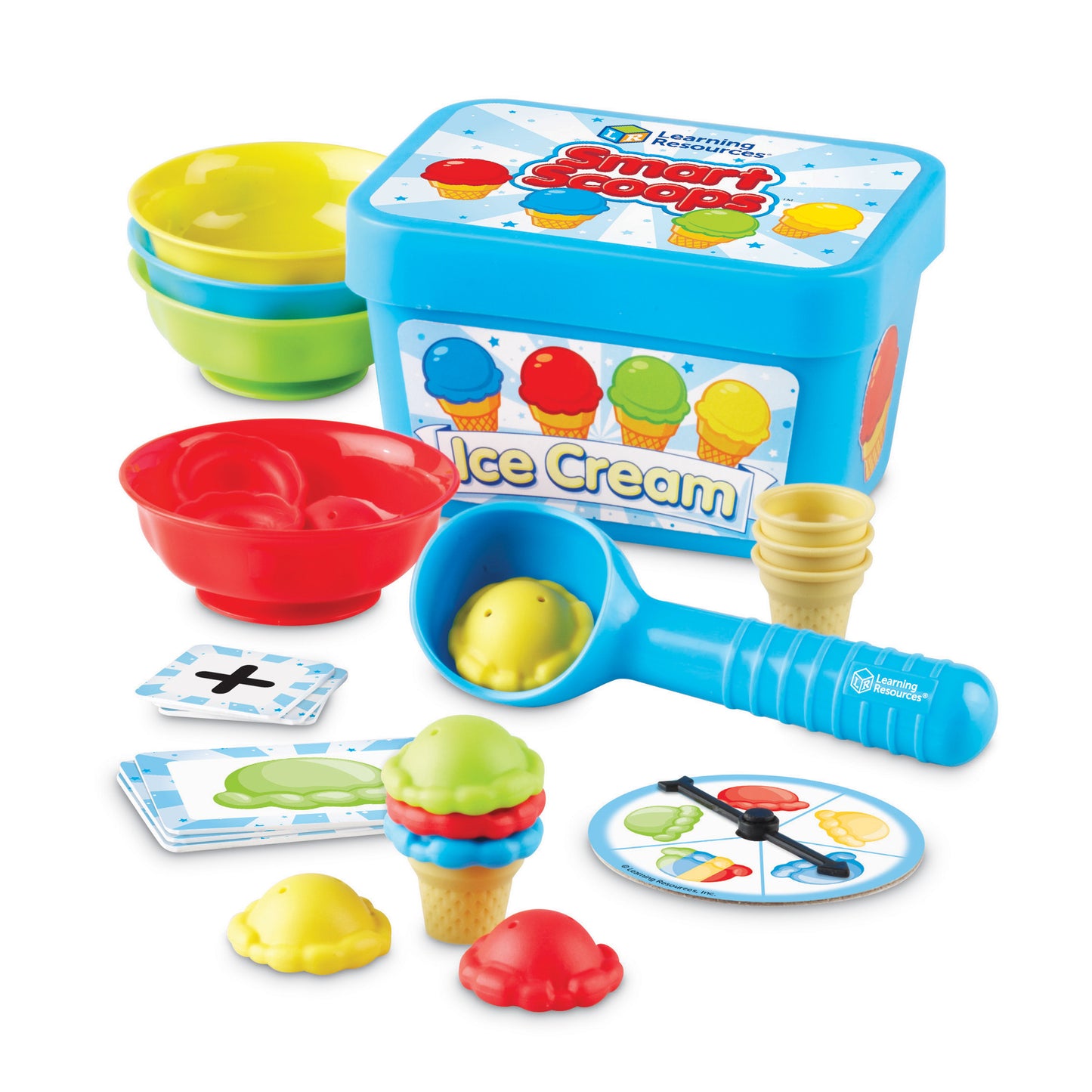 Learning Resources Smart Scoops Math Activity Set - Colorful Ice Cream Theme